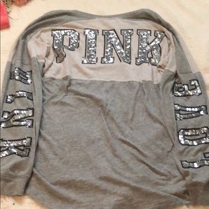 Pink Victoria’s Secret long sleeved shirt